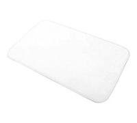 Tapis de bain 45 x 75 cm microfibre unie vitamine Blanc Douceur d'Intérieur Blanc G