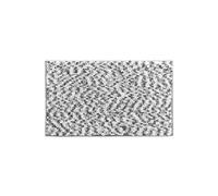 Douceur d'Intérieur Tapis de bain Friza Microfibre tricolore 45 x 75 cm Blanc/Gris