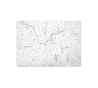 Douceur d'Intérieur – Tapis de bain Diatomite imprimée – 50 x 70 cm – Aqua / Blanc G