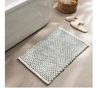 Tapis de bain 50 x 80 cm - Coton / polyester fils chenille - Doux et absorbant - Rafael - Cèdre