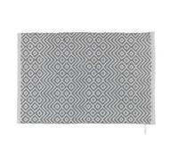 Tapis de bain 50 x 80 cm - gris et blanc - Abai WENKO
