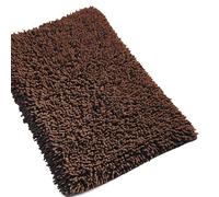 Tapis de bain 50x80 cm CHENILLE Marron 1800 g/m2