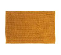 Paris Prix Tapis de bain chenille Jaune moutarde 50x80 cm