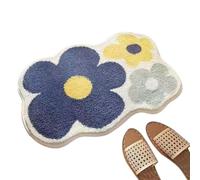 Tapis de bain à séchage rapide lavable en machine | Brosse à pieds élégante pour la maison, accessoires de douche pour hôpitaux, hôtels, dortoirs