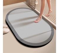 Tapis de Bain Absorbant Antidérapant Diatomite, Tapis de Douche Séchage Rapide Facile à Nettoyer, Sol de Salle de Bain, Baignoire, Toilettes Salon, D'Entrée, Cuisine, Vaisselle Beauty 70x120cm 3-394