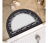 Tapis de Bain Absorbant Antidérapant Diatomite, Tapis de Douche Séchage Rapide Facile à Nettoyer, Sol de Salle de Bain, Baignoire, Toilettes Salon, D'Entrée, Cuisine, Vaisselle Classique 70x120cm 3-50