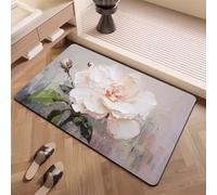 Tapis de Bain Absorbant Antidérapant Diatomite, Tapis de Douche Séchage Rapide Facile à Nettoyer, Sol de Salle de Bain, Baignoire, Toilettes Salon, D'Entrée, Cuisine, Vaisselle Natural 80x150cm 3-1018