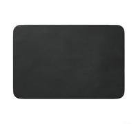 Tapis de bain absorbant en diatomite PU avec fond en caoutchouc antidérapant et séchage rapide conçu pour gérer l'eau et les déversements dans les zones de la maison (noir)