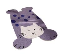 Tapis de bain absorbant, motif dessin animé, en PVC, antidérapant, antidérapant, accessoire pour salle de douche, tapis de sol en PVC