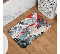 Tapis De Bain Aimer Son Pays 40X60Cm Home Tapis Absorbant Antidérapant Paillasson D'Entree pour Couloirs Porte D'Entrée Intérieur