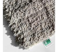 Tapis de bain Amour Cherry Brown 70x120 cm Tapis de salle de bain aspect shaggy