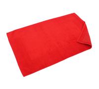Tapis de bain antidérapant 60x90 cm velours PRESTIGE rouge