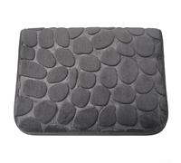 Tapis de bain antidérapant à séchage rapide en mousse à mémoire de forme pour un usage domestique (gris)