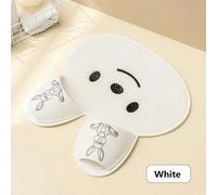 Tapis de bain antidérapant avec motif de lapin, tampons de pied ronds avec ventouses, grattoir anti-chute, décoration de salle de bain, tapis d'entrée, accessoires de salle de bain, rentrée scolaire A