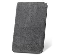 Beautissu Tapis de Bain Absorbant 100x60 cm - Tapis Salle de Bain Antidérapant Tapis de Douche Adapté au Chauffage au Sol - Tapis Douche Absorbant Anthracite Moelleux Extra Épais - BeauMare FL
