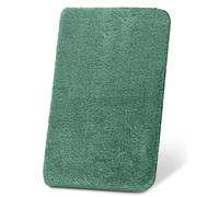 Beautissu Tapis de Bain Absorbant 60x50 cm - Tapis Salle de Bain Antidérapant Adapté au Chauffage au Sol - Tapis Douche Absorbant Vert Moelleux Extra Épais - BeauMare FL