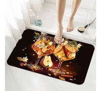 Tapis de Bain Antidérapant Douche 100x160cm, Grand Tapis Salle de Bain Super Absorbant Diatomite Caoutchouc Rug Summer Bathroom Bath Mat Doux Séchage Rapide, Rugs Coussinets et Protecteurs 5-1065