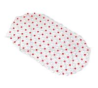 Tapis de bain antidérapant doux et antidérapant avec ventouse pour salle de bain Rouge 1