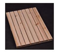 Tapis de bain antidérapant en bois for salle de bain, tapis de douche en bois, tapis de salle de bain antidérapant, tapis de sol for baignoire, porte, spa, sauna, piscine(W65xL95cm/W25.5xL37.4in)