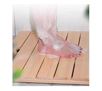 Tapis de bain antidérapant en bois pour baignoire et piscine - Qualité commerciale - Imperméable - Tapis de sol de salle de bain respectueux de l'environnement pour plus de sécurité et de confort