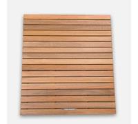 Tapis de bain antidérapant en bois pour intérieur/extérieur - Résistant à l'eau - Séchage rapide - Respectueux de l'environnement - 60 x 120 cm