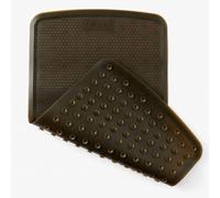 Tapis de bain antidérapant en caoutchouc charcoal gris TU