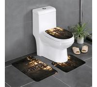 Tapis de bain antidérapant en forme de totem tribal, statue en bois, tapis de sol pour chambre à coucher, décoration de la maison, tapis en peluche