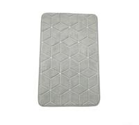 Tapis de bain antidérapant en polaire corail 40 x 60 cm | Polaire corail à poils longs, ultra doux sous les pieds, absorbe l'eau instantanément, taille 40 x 60 cm