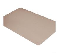 Tapis de bain antidérapant en polyester avec envers en caoutchouc pour entrée, salle de bain, cuisine, salon, facile à laver, 40 x 60 cm (D marron)