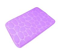 Tapis De Bain Antidérapant en Relief avec Pavés for Salle De Bain, for Lavabo, Baignoire(Purple)