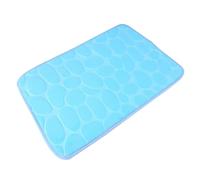 Tapis De Bain Antidérapant en Relief avec Pavés for Salle De Bain, for Lavabo, Baignoire(Sky Blue)