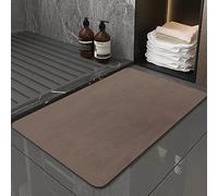 Tapis de bain antidérapant, lavable, séchage rapide, super absorbant, doux pour la sécurité et le confort
