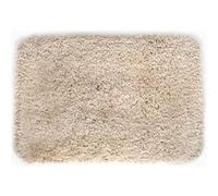 Tapis de bain antidérapant rectangulaire sable L.65 x l.55 cm Highland