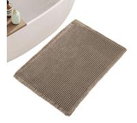 Tapis de bain antidérapant - Tapis de bain Tapis de douche antidérapant | Texture gaufrée Tapis lavable en machine Tapis de bain doux Accessoires de salle de bain pour le sol Maison de campagne