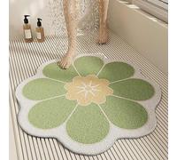 Tapis de Bain antidérapant, Tapis de Douche en luffa PVC, Lavable et à séchage Rapide, idéal pour Les Personnes âgées, avec Trou d'évacuation pour Douche, Baignoire et Salle de Bain (Couleur