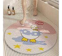 Tapis de Bain antidérapant, Tapis de Douche en luffa PVC, Lavable et à séchage Rapide, idéal pour Les Personnes âgées, avec Trou d'évacuation pour Douche, Baignoire et Salle de Bain (Couleur