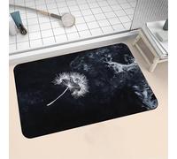 Tapis de Bain Antidérapant, Tapis Salle de Bain Absorbant en Pierre Microfibre Douce, Bath Mat à Séchage Rapide Lavable pour Bathroom, Douche, Cuisine, Toilette, Baignoire, Porte Paysage 70x140cm 16-3