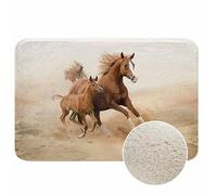 Tapis de Bain Aquarelle Motif Crabe, Coquillage, Pinces, étoile de mer, conque, Tapis de Porte antidérapant avec Dos en Caoutchouc pour Baignoire, lavabo et Douche, 40 x 60 cm