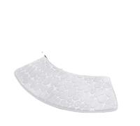 Tapis de Bain Bathroom Mat Curve Foot Mat Pebble Emboss Carpet Curved Bath Mat Non-Slip Absorbent Bathroom Floor Toilet Mat Curved Shower Mat(White,30cmx100cm)