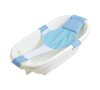 Tapis de Bain Bébé Filet de Bain Nouveau-né Support Sécurité Siège de Baignoire en Maille 3D Nid D'Abeille Nourrisson Réglable Coussin de Bain Douche Antidérapant Hamac Siège de Bain