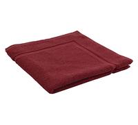 Tapis de bain Bordeaux I 100% coton I Grammage 1000g/mètre I Dimensions 60 x 60 cm