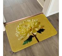 Tapis de Bain Brique Or Rouge Tapis Salle de Bain Doux Microfibre Tapis de Douche Antiderapant Lavable Machine Bath Mat Absorbant d'eau Epais Rug 50x80cm