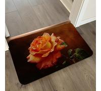 Tapis de Bain Brique Verte Rouge Tapis Salle de Bain Doux Microfibre Tapis de Douche Antiderapant Lavable Machine Bath Mat Absorbant d'eau Epais Rug 40x60cm