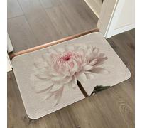 Tapis de Bain Café Rose Clair Tapis Salle de Bain Doux Microfibre Tapis de Douche Antiderapant Lavable Machine Bath Mat Absorbant d'eau Epais Rug 50x80cm