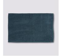 Tapis de bain ""Chenille"" 50 x 80 cm Atmosphéra - Pétrole