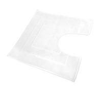 Tapis de bain contour WC et lavabo 60x60 cm FLAIR Blanc 1500g/m2