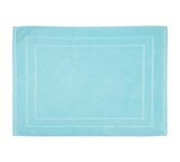 Tapis de bain - coton - bleu turquoise - 50x70 cm - Atmosphera créateur d'intérieur