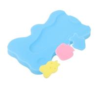 Tapis de Bain Coussin Doux Antidérapant Bébé, en Éponge pour Lavabo | Respirant et Confortable, Usage Lavabo ou Ventre, Soutien Multifonction pour Nourrisson