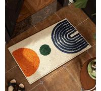 Tapis de bain de douche à séchage rapide,tapis de décoration de sol de cuisine antidérapants lavables,d'évier doux et absorbant pour baignoire,cuisine,alimentation des animaux domestiques(40x60cm)