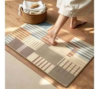 Tapis de bain de douche,tapis de hall d'entrée doux et absorbant,tapises de boue de diatomée à séchage rapide pour sol de douche,tapises de salle d'alimentation pour animaux de compagnie(50x80cm)